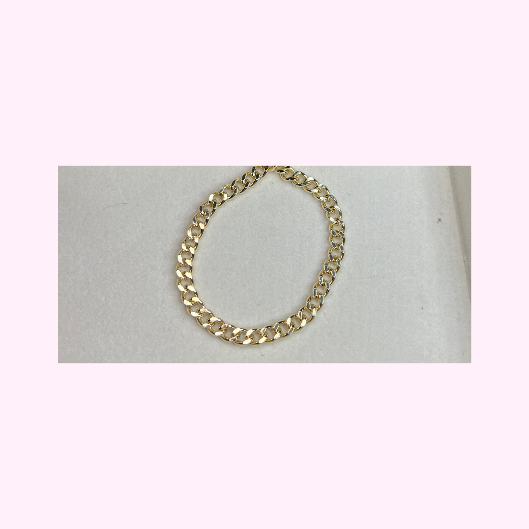 Chunky Gold Cuban Curb Bracelet