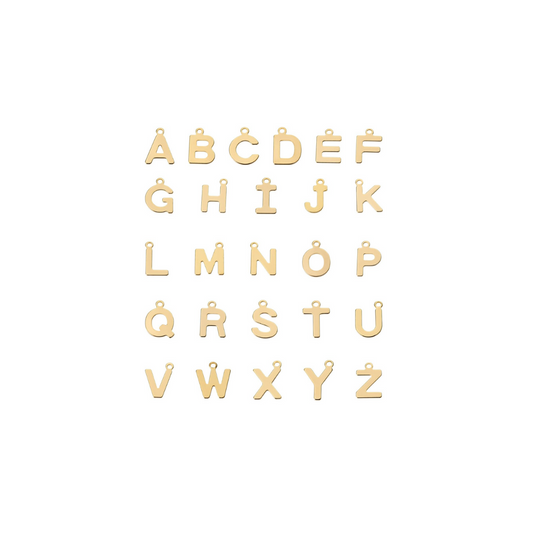 Gold Initial Charm